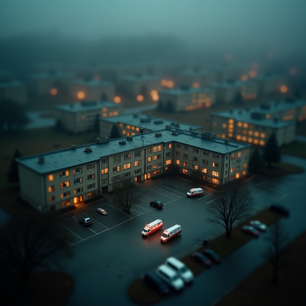 Bender Flux Tiltshift Abandoned Hospital