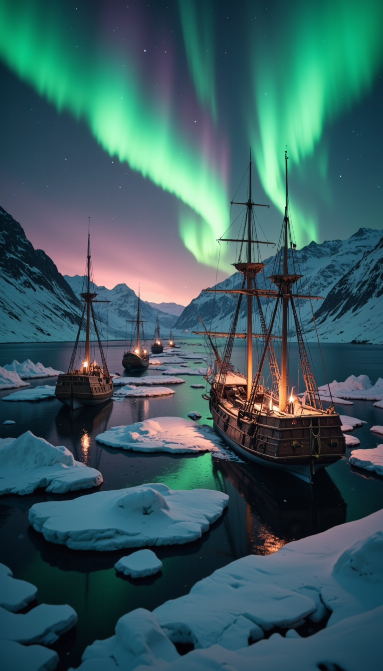 Bender Jibmix Tiltshift Aurora Borealis Shipwreck