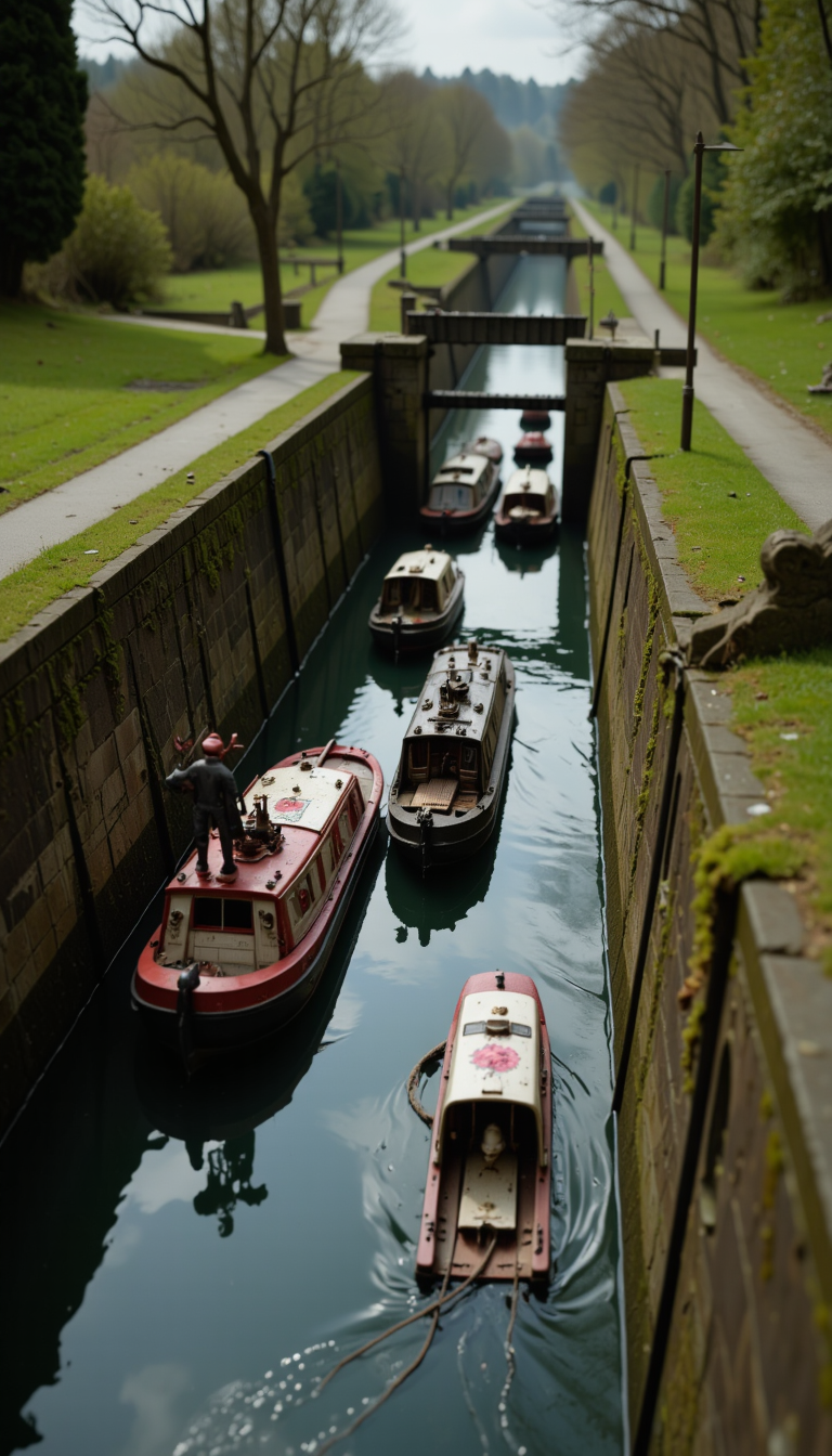 Bender Jibmix Tiltshift Canal Barge Cemetery