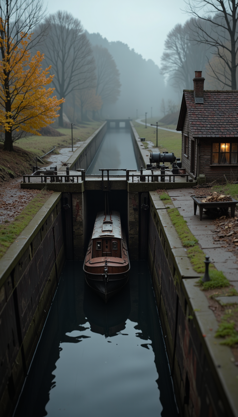 Bender Jibmix Tiltshift Canal Lock Abandoned