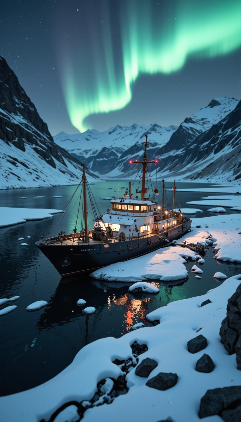 Bender Jibmix Tiltshift Fjord Research Vessel Ice