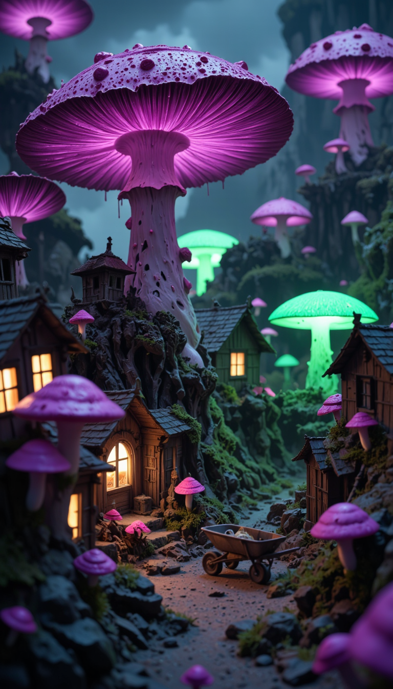 Bender Jibmix Tiltshift Mushroom Village