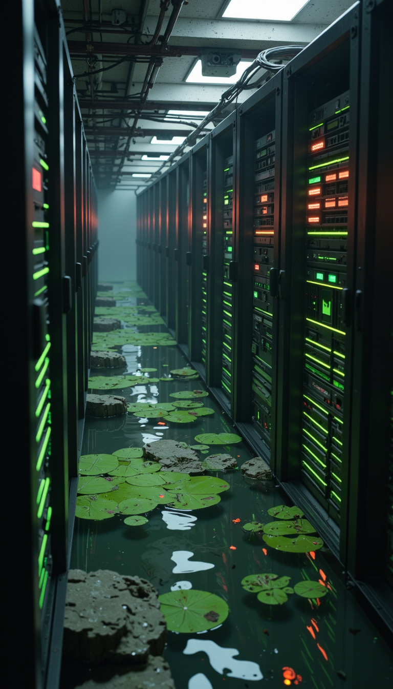 Bender Jibmix Tiltshift Server Room Flood