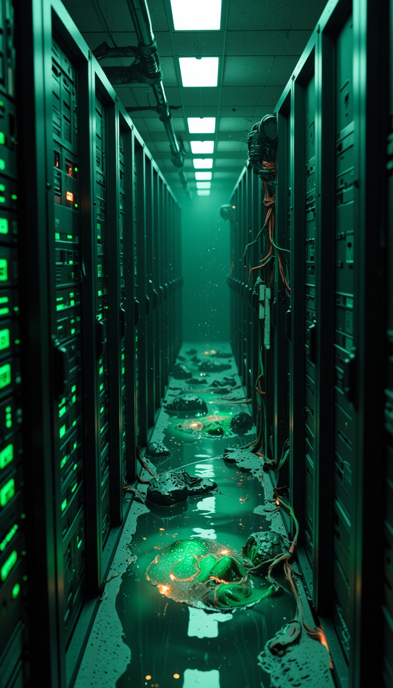 Bender Jibmix Tiltshift Server Room Flood