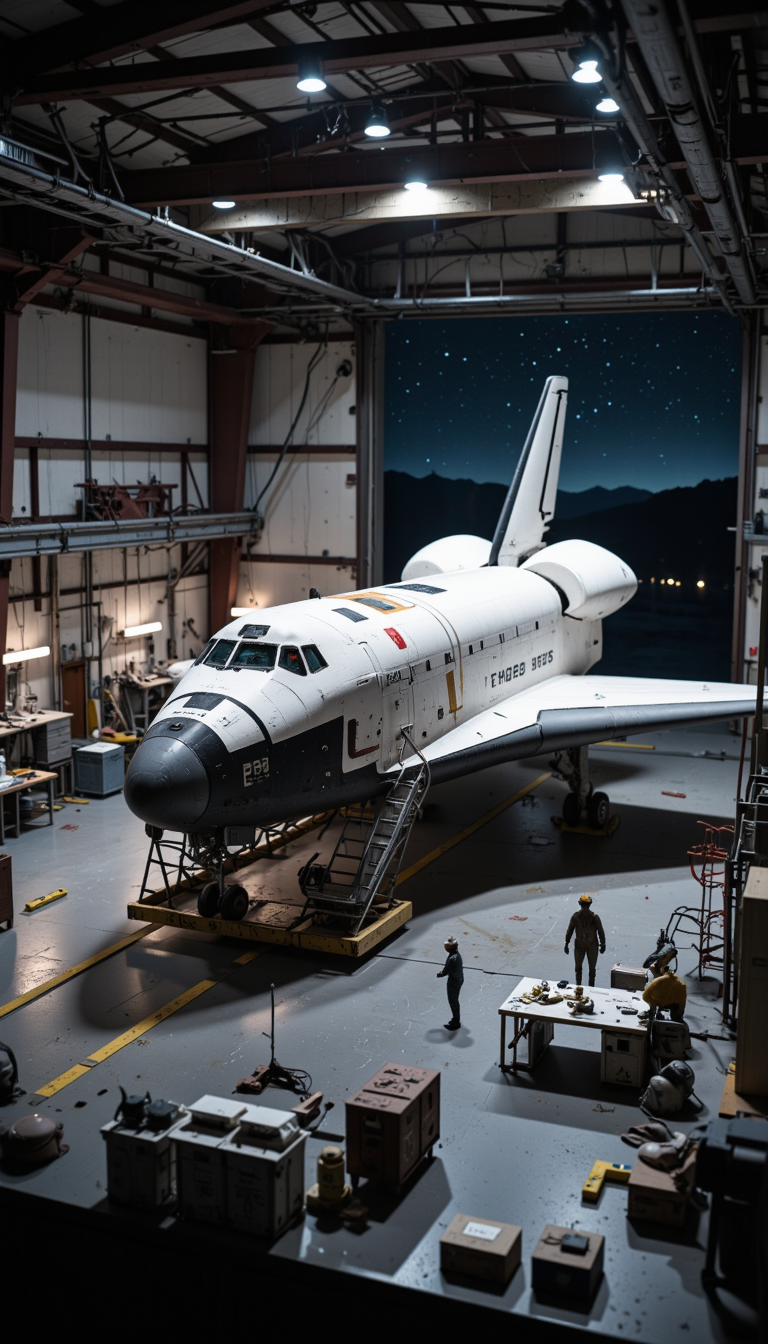 Bender Jibmix Tiltshift Space Shuttle Hangar