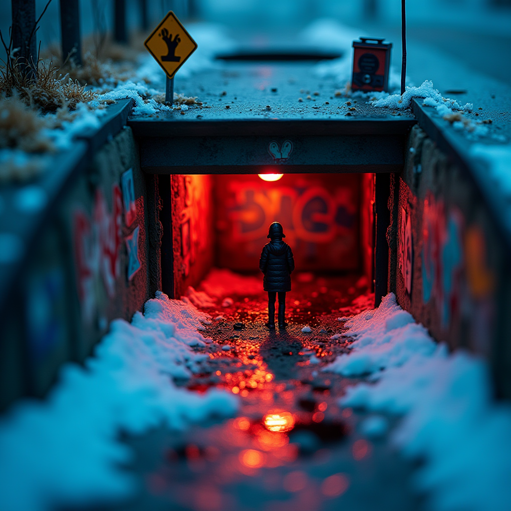 Daedalus Flux Ice Storm Underpass Door