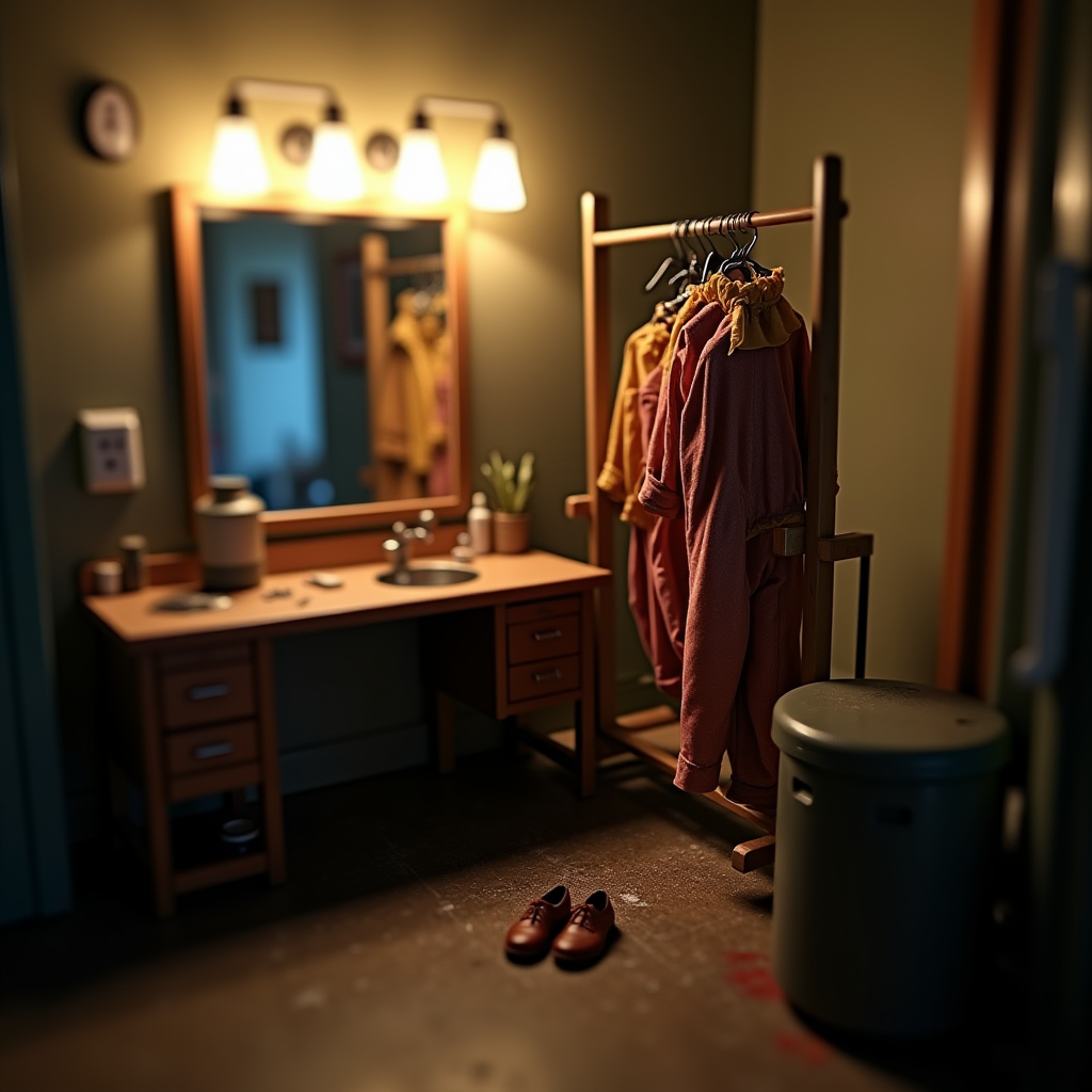 Hal9000 Flux Tiltshift Clown Dressing Room