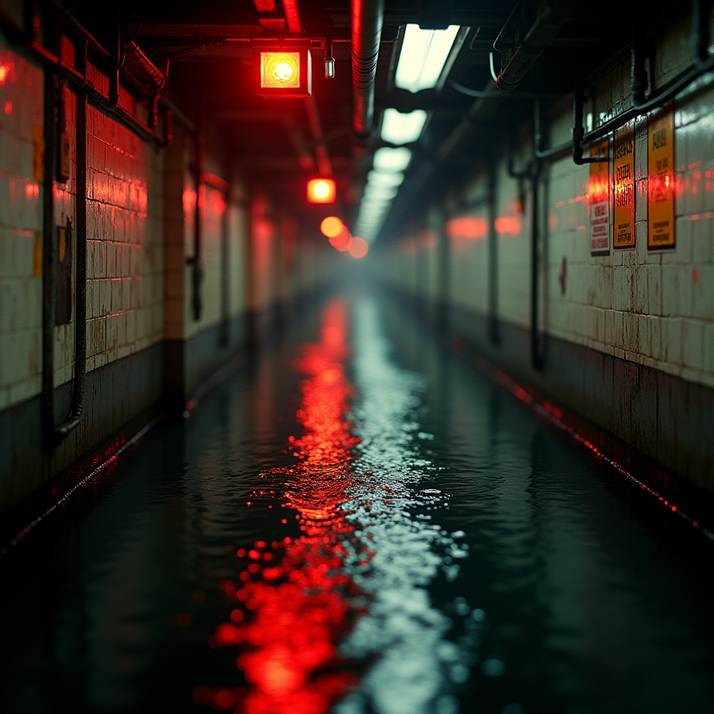 Hal9000 Flux Tiltshift Flooded Subway