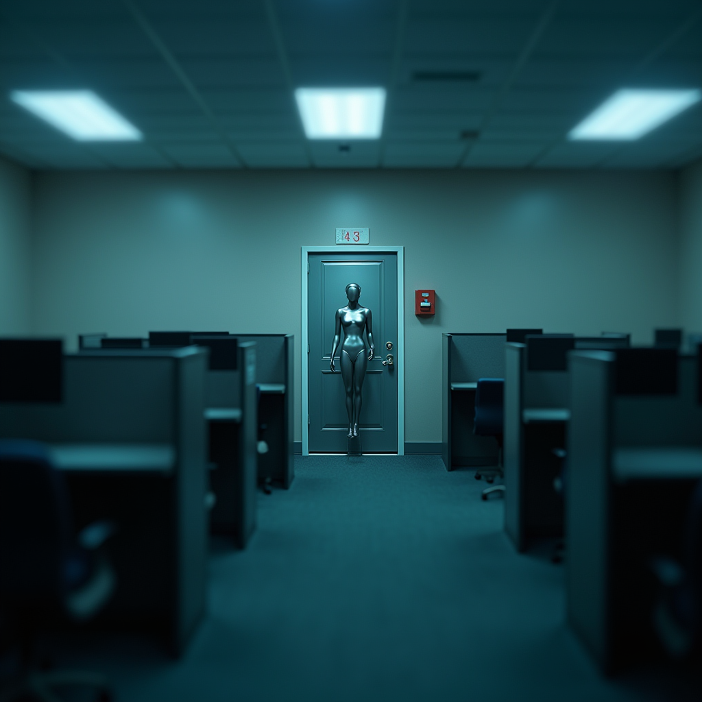 Hal9000 Flux Tiltshift Insurance Office Mannequin