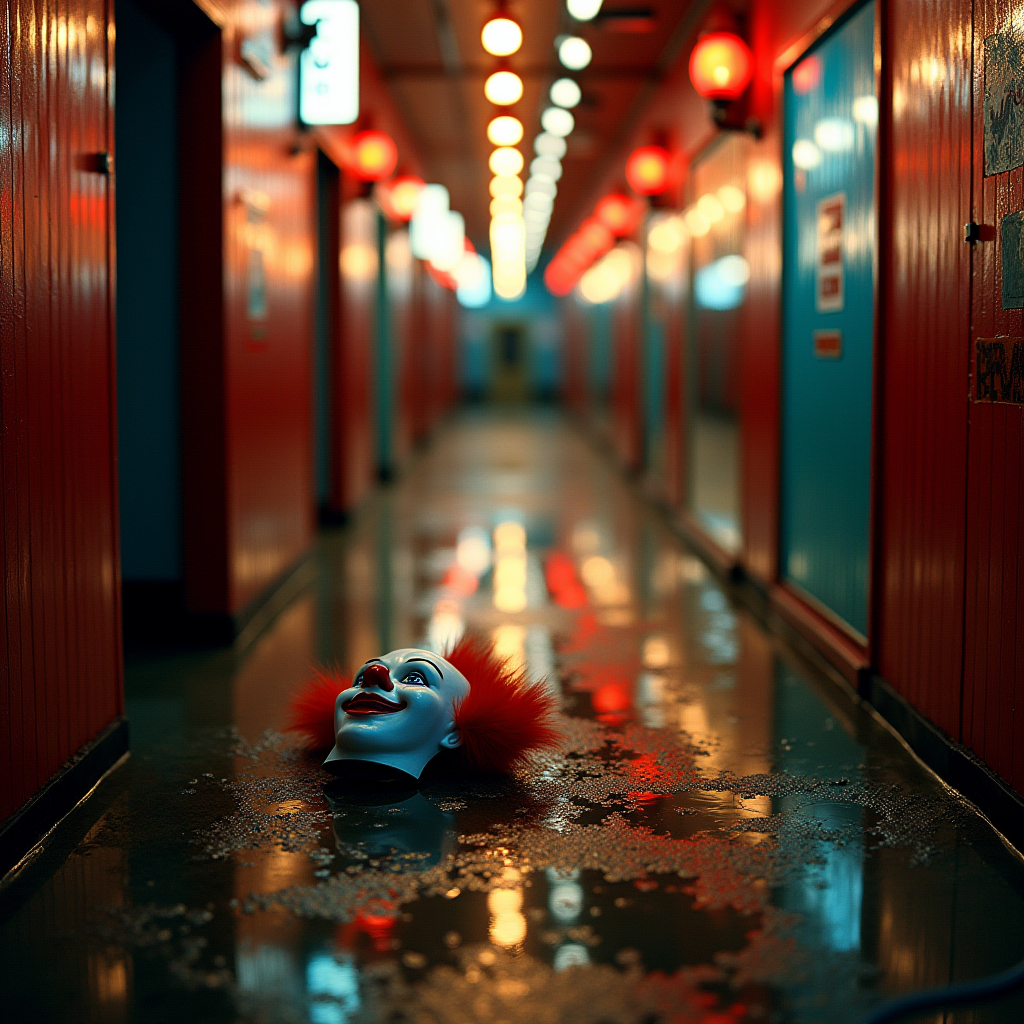 Hal9000 Flux Tiltshift Mirror Maze Clown