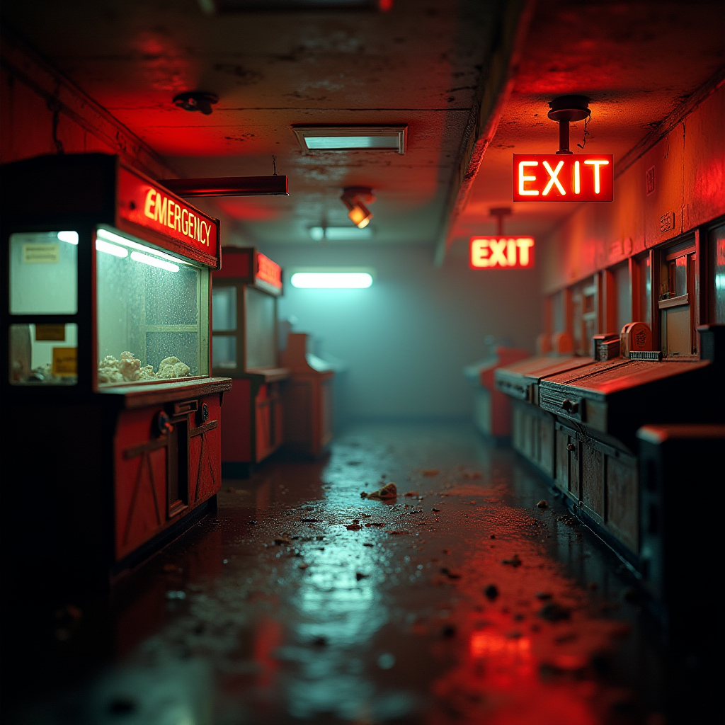 Hal9000 Flux Tiltshift Seaside Arcade Blackout