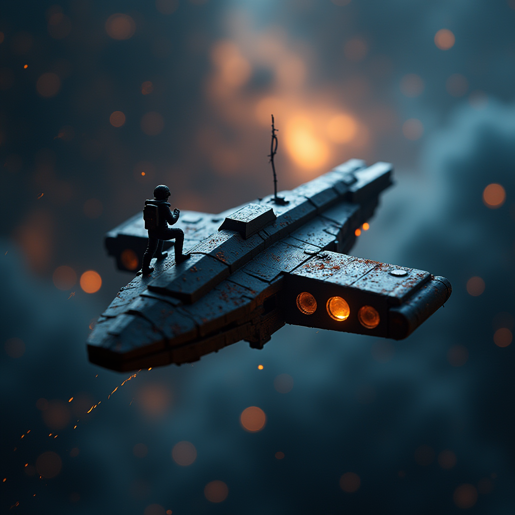 Hal9000 Flux Tiltshift Space Derelict Generation Melancholy