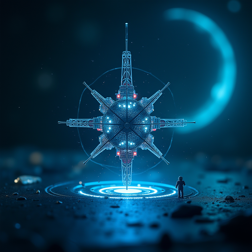 Hal9000 Flux Tiltshift Space Dyson Swarm Scaffold Lonely
