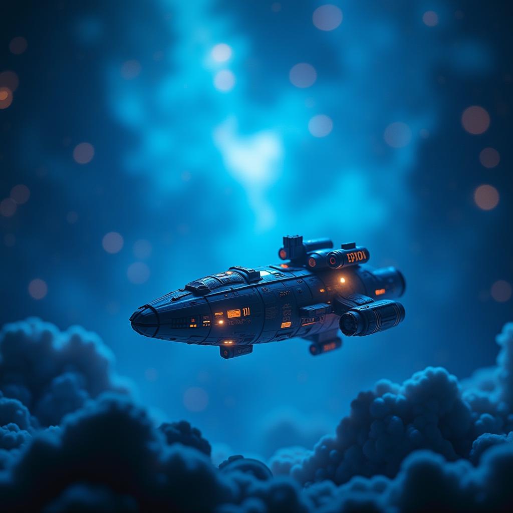 Hal9000 Flux Tiltshift Space Nebula Nursery Sacramental
