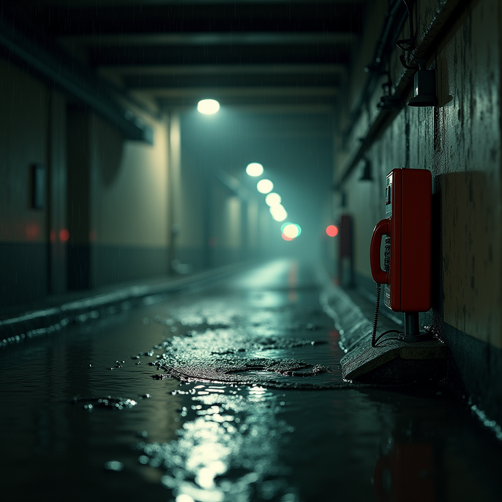 Hal9000 Flux Tiltshift Storm Drain Payphone